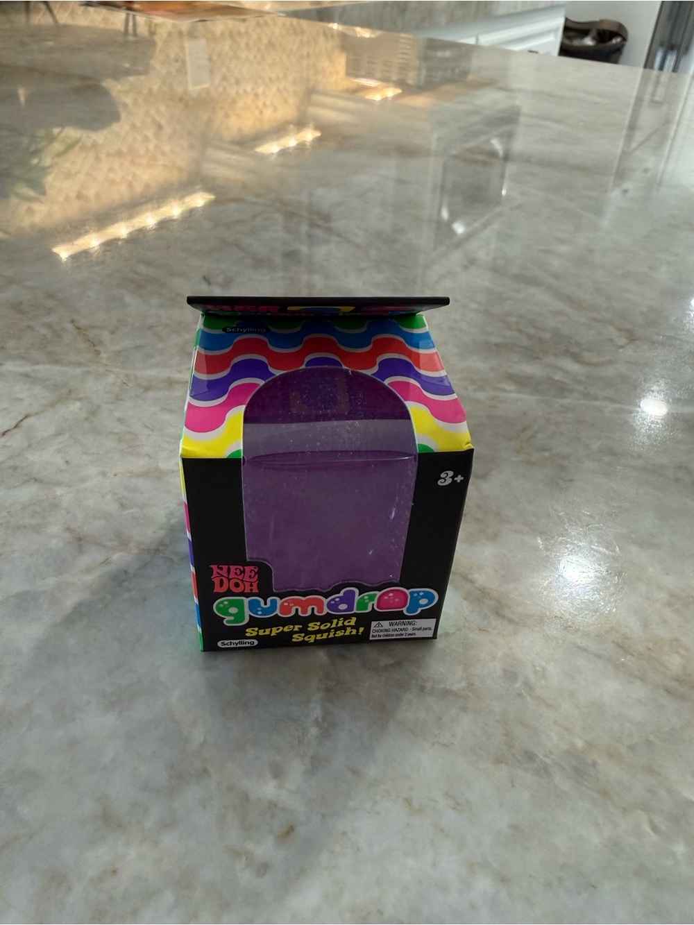 YEE DOH Gumbop Super Solid Squish Purple Kids Toy